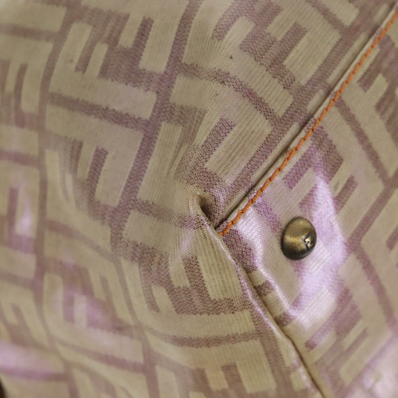 【日本直送】FENDI Zucca 帆布手提包米色正品 163374V-16