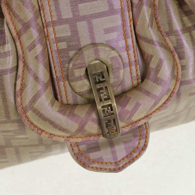 【日本直送】FENDI Zucca 帆布手提包米色正品 163374V-18