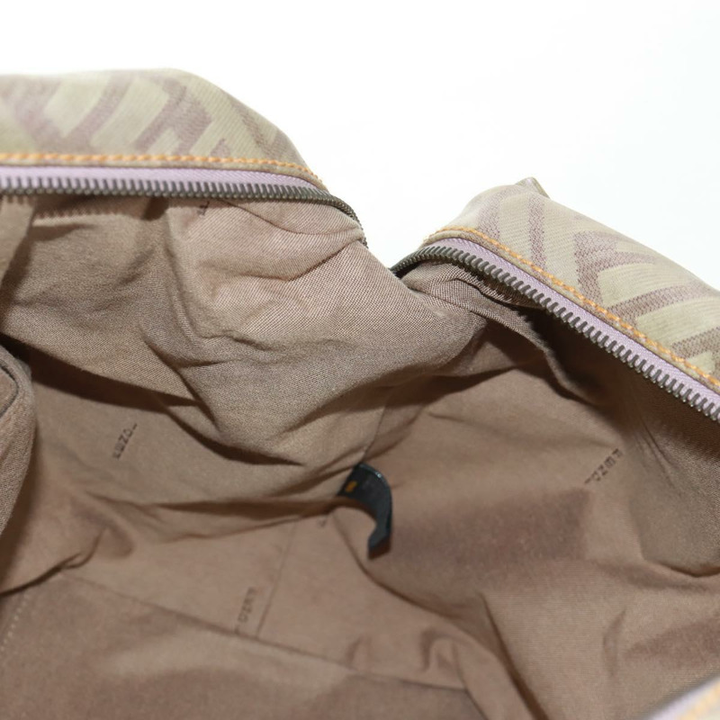 【日本直送】FENDI Zucca 帆布手提包米色正品 163374V-21
