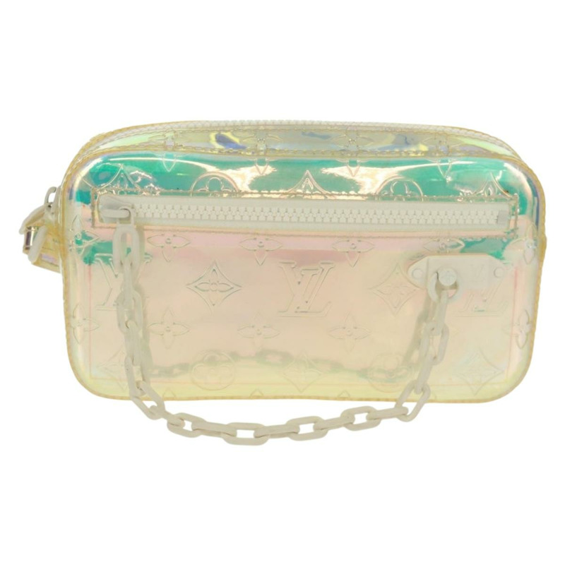 【日本直送】路易威登 Monogram Prism Pochette Volga 手袋 銀色 M55261 LV 正品 163342M-12