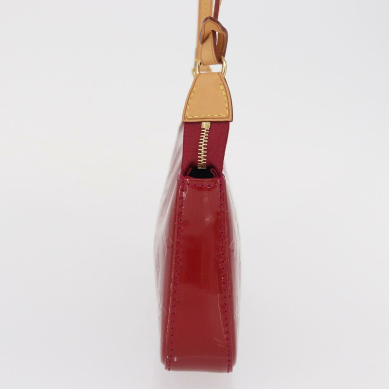 【日本直送】路易威登 Vernis Pochette 配件袋 Rose Andian M91574 正品 164264-2