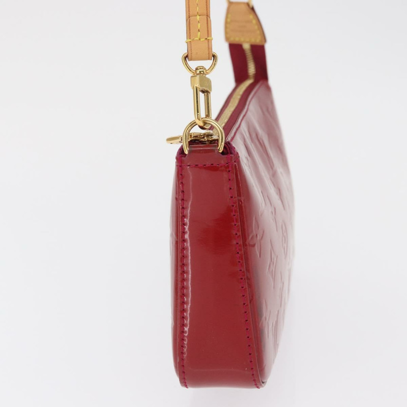 【日本直送】路易威登 Vernis Pochette 配件袋 Rose Andian M91574 正品 164264-3