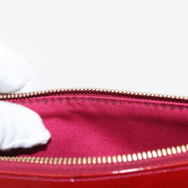 【日本直送】路易威登 Vernis Pochette 配件袋 Rose Andian M91574 正品 164264-10