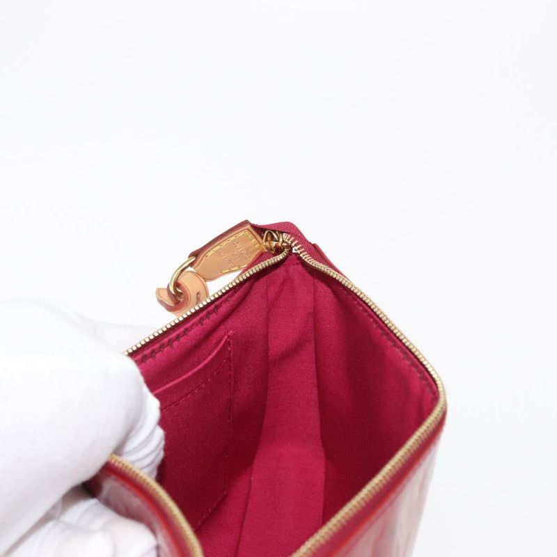 【日本直送】路易威登 Vernis Pochette 配件袋 Rose Andian M91574 正品 164264-20
