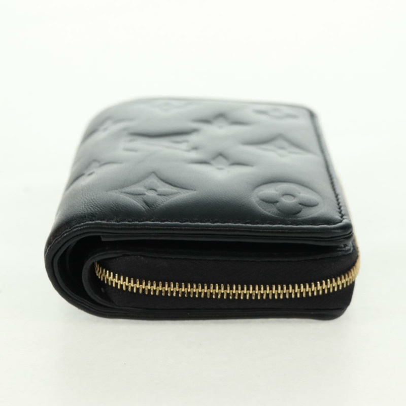 【日本直送】路易威登羊皮 Portefeuille Lou 皮夾 黑色 M81599 正品 164048SAM-3