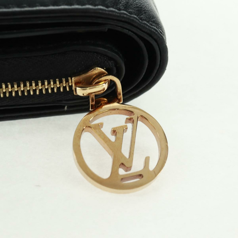 【日本直送】路易威登羊皮 Portefeuille Lou 皮夾 黑色 M81599 正品 164048SAM-7