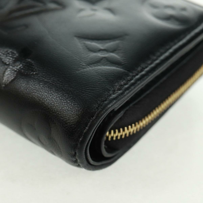 【日本直送】路易威登羊皮 Portefeuille Lou 皮夾 黑色 M81599 正品 164048SAM-13