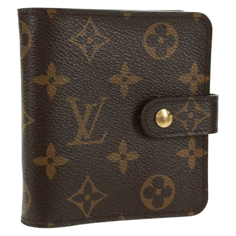【日本直送】路易威登 Monogram Compact Zip Wallet M61667 LV Auth 164000V-0