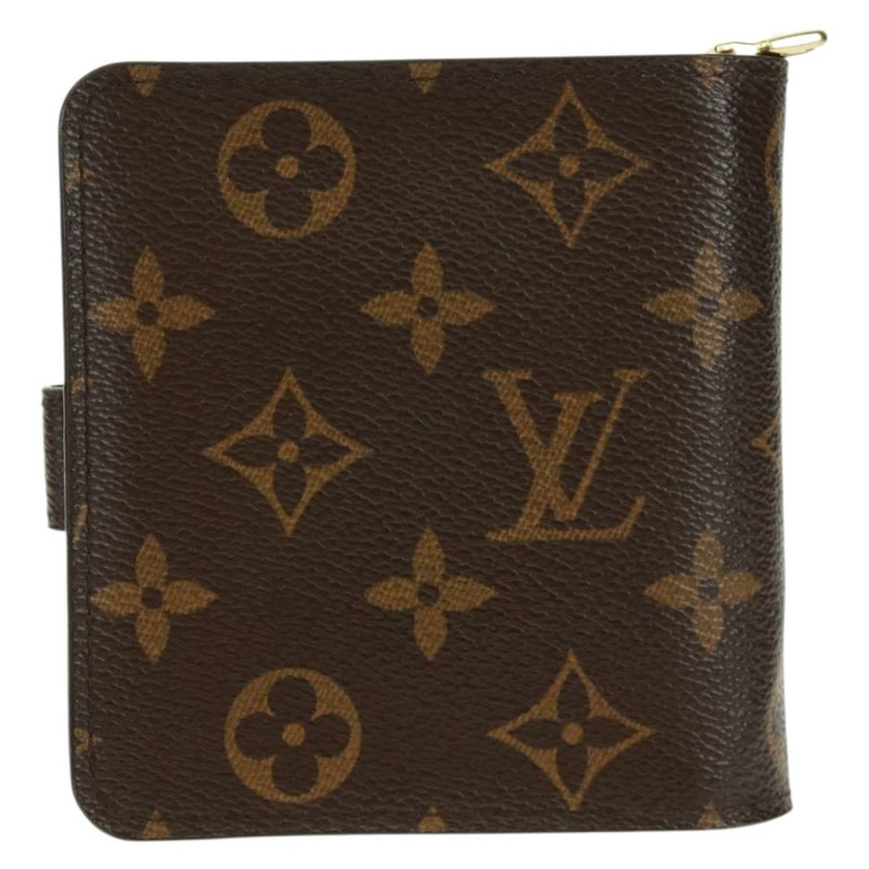 【日本直送】路易威登 Monogram Compact Zip Wallet M61667 LV Auth 164000V-1