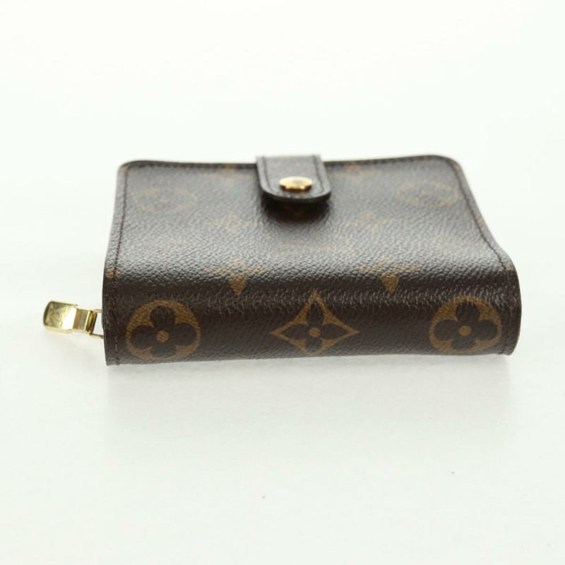 【日本直送】路易威登 Monogram Compact Zip Wallet M61667 LV Auth 164000V-3