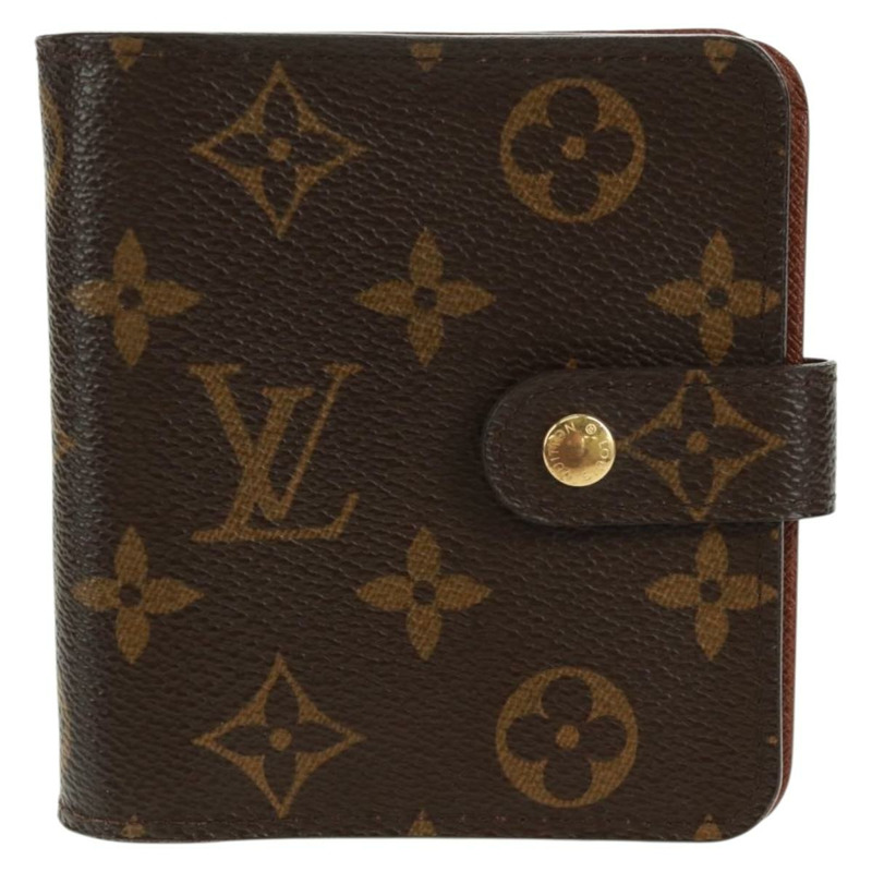 【日本直送】路易威登 Monogram Compact Zip Wallet M61667 LV Auth 164000V-12