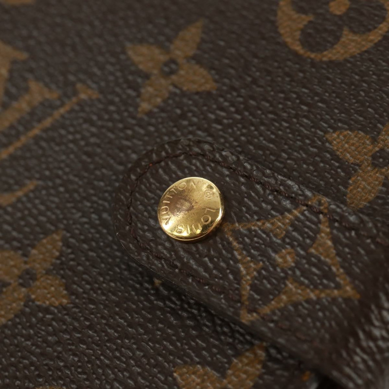 【日本直送】路易威登 Monogram Compact Zip Wallet M61667 LV Auth 164000V-16