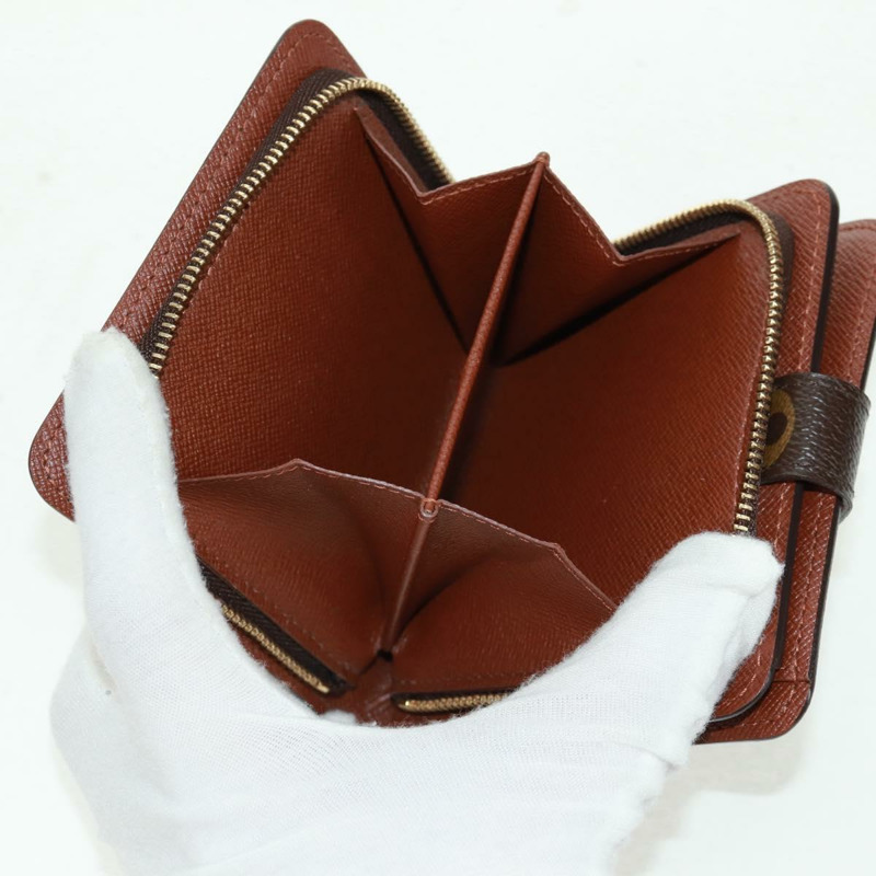 【日本直送】路易威登 Monogram Compact Zip Wallet M61667 LV Auth 164000V-22
