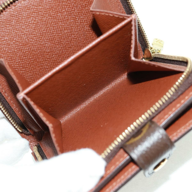 【日本直送】路易威登 Monogram Compact Zip Wallet M61667 LV Auth 164000V-23