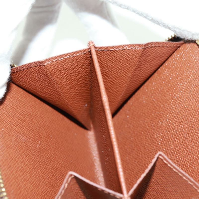 【日本直送】路易威登 Monogram Compact Zip Wallet M61667 LV Auth 164000V-25