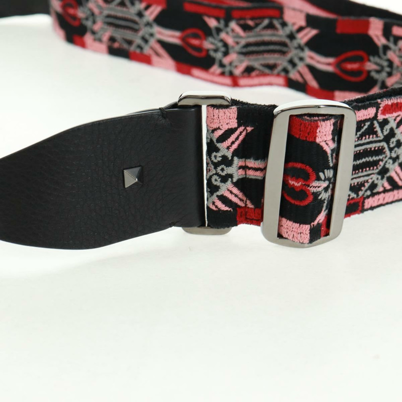 【日本直送】VALENTINO 鉚釘單肩包 皮革 黑色 銀色 正品 164070SAV-7