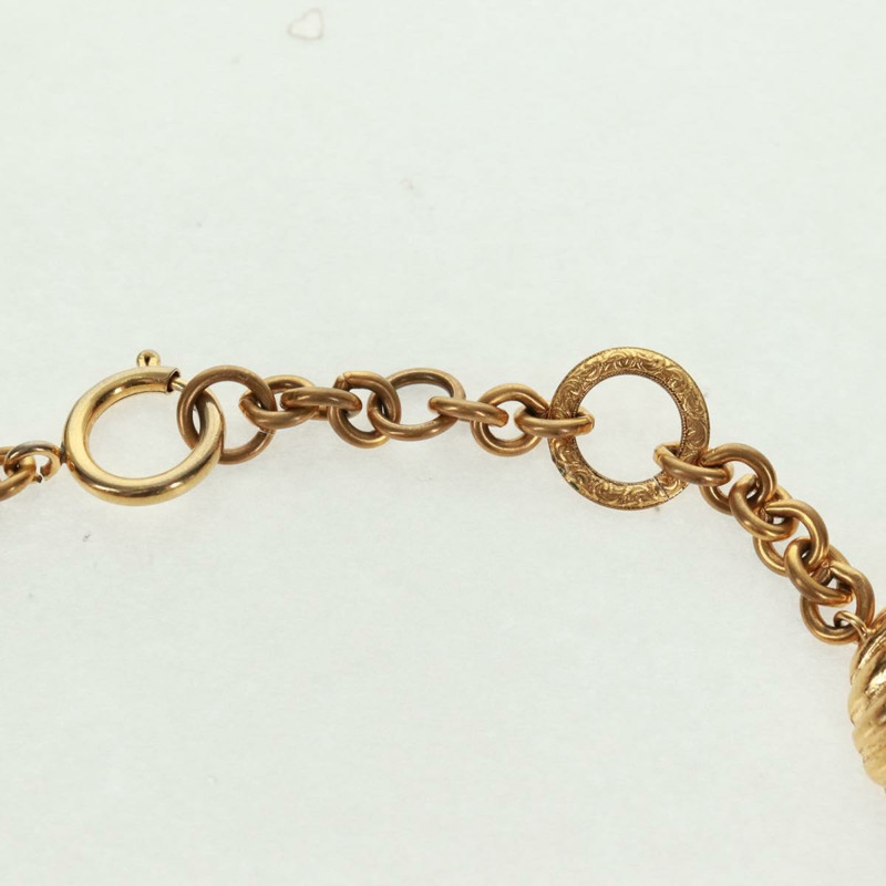 【日本直送】香奈兒 (CHANEL) 金色金屬雙C標誌項鍊，貨號 157548SAV-6