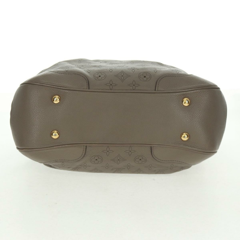 【日本直送】路易威登 Mahina 太陽能 PM 手袋，皮革，灰褐色，貨號 M93124，LV 正品，編號 164063V-4