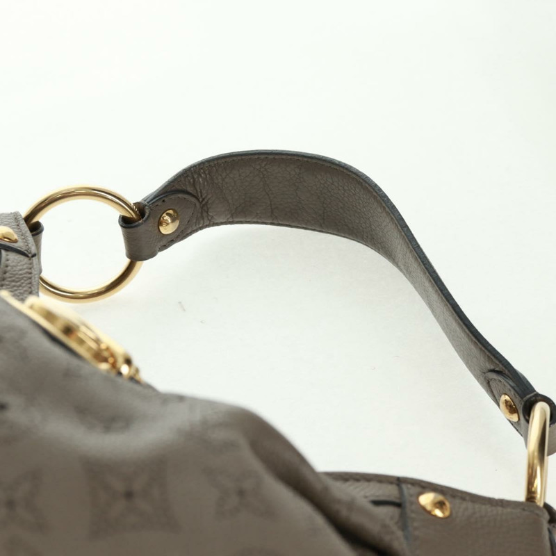 【日本直送】路易威登 Mahina 太陽能 PM 手袋，皮革，灰褐色，貨號 M93124，LV 正品，編號 164063V-7