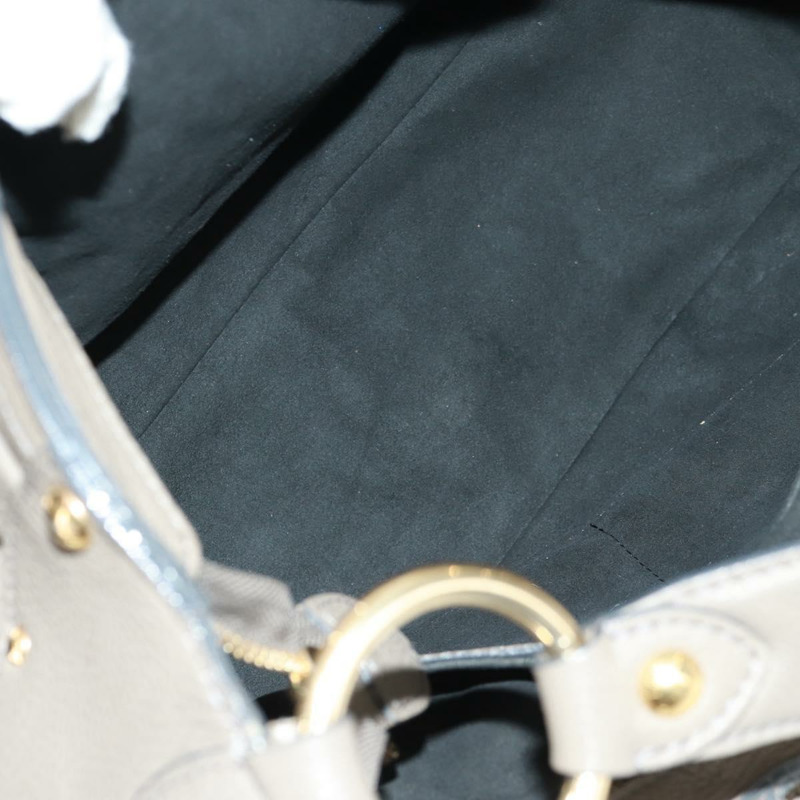 【日本直送】路易威登 Mahina 太陽能 PM 手袋，皮革，灰褐色，貨號 M93124，LV 正品，編號 164063V-10