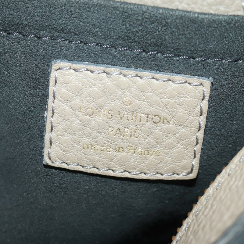 【日本直送】路易威登 Mahina 太陽能 PM 手袋，皮革，灰褐色，貨號 M93124，LV 正品，編號 164063V-19