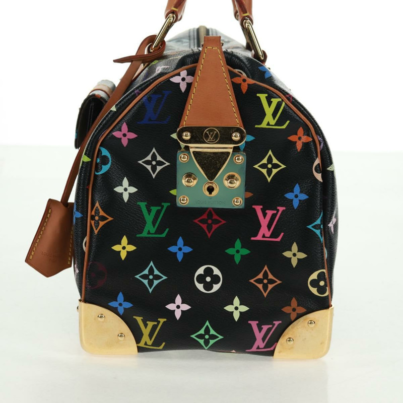 【日本直送】路易威登 Monogram Multicolor Speedy 30 手提包 黑色 M92642 正品 157571SM-2