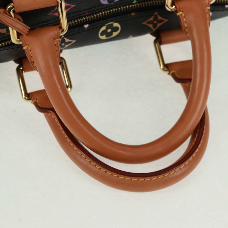 【日本直送】路易威登 Monogram Multicolor Speedy 30 手提包 黑色 M92642 正品 157571SM-6
