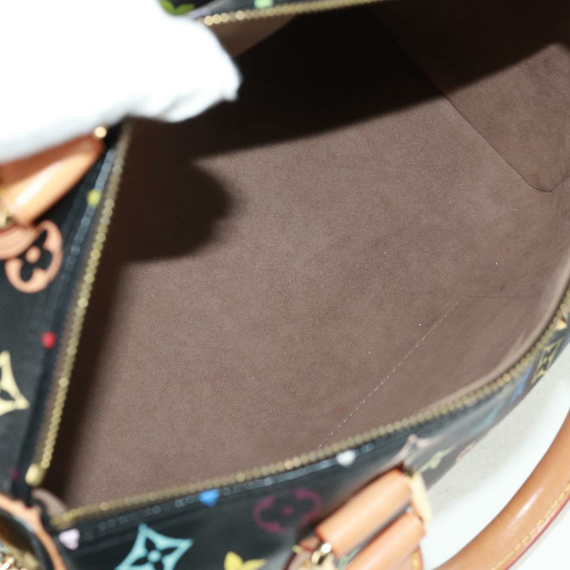 【日本直送】路易威登 Monogram Multicolor Speedy 30 手提包 黑色 M92642 正品 157571SM-9