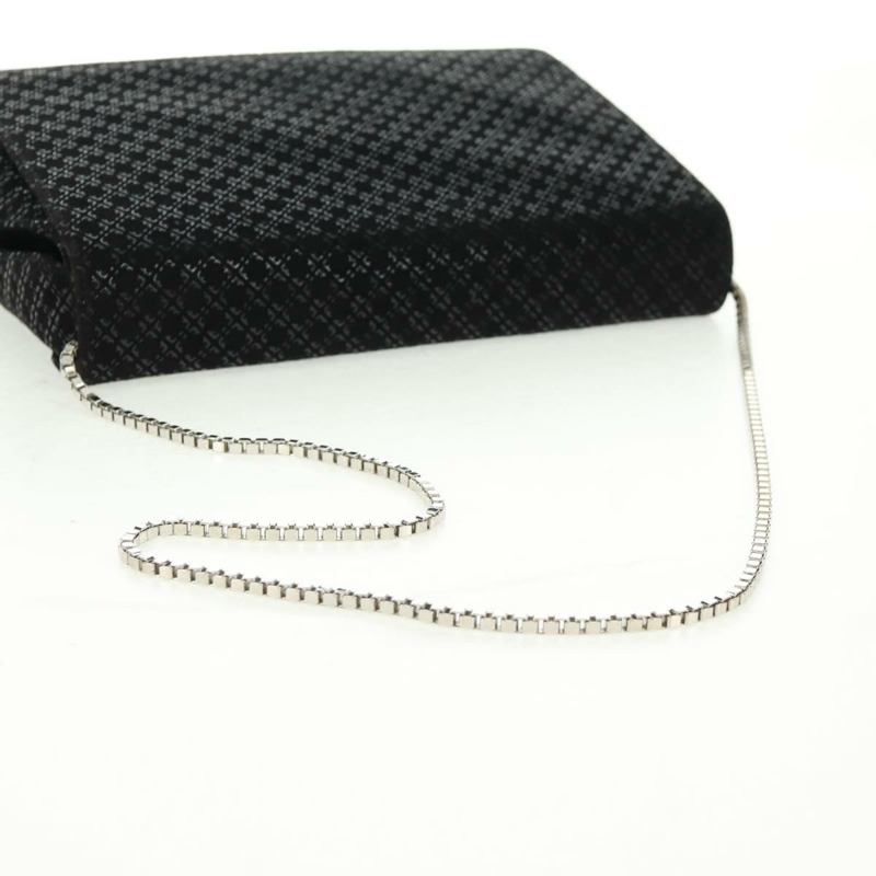 【日本直送】Salvatore Ferragamo 鏈條單肩包 麂皮 黑色 銀色 正品 154248V-6