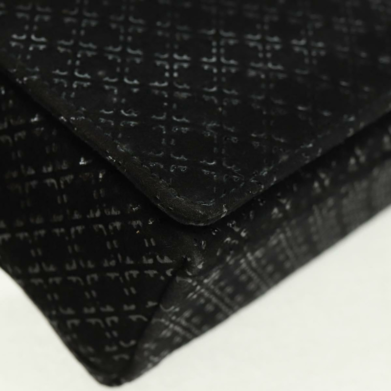 【日本直送】Salvatore Ferragamo 鏈條單肩包 麂皮 黑色 銀色 正品 154248V-7