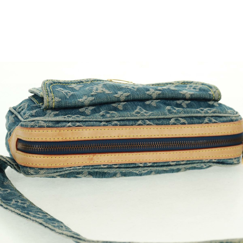 【日本直送】路易威登 Monogram 牛仔布腰包/斜背包 藍色 M95347 LV 正品 164002SAV-5
