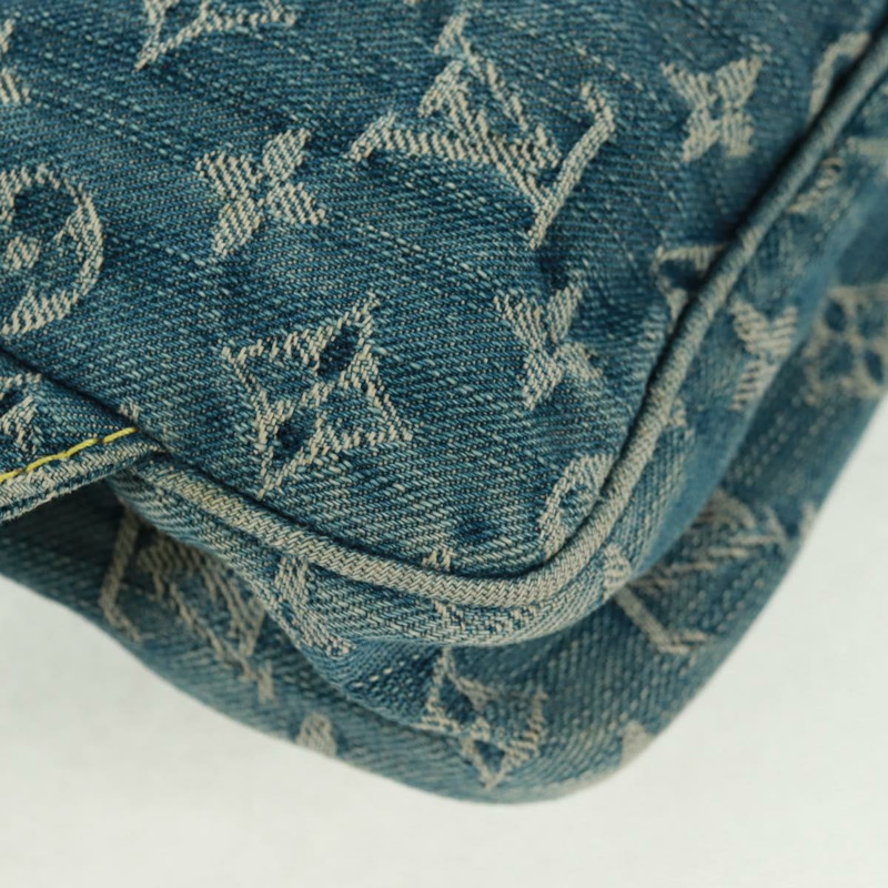 【日本直送】路易威登 Monogram 牛仔布腰包/斜背包 藍色 M95347 LV 正品 164002SAV-14