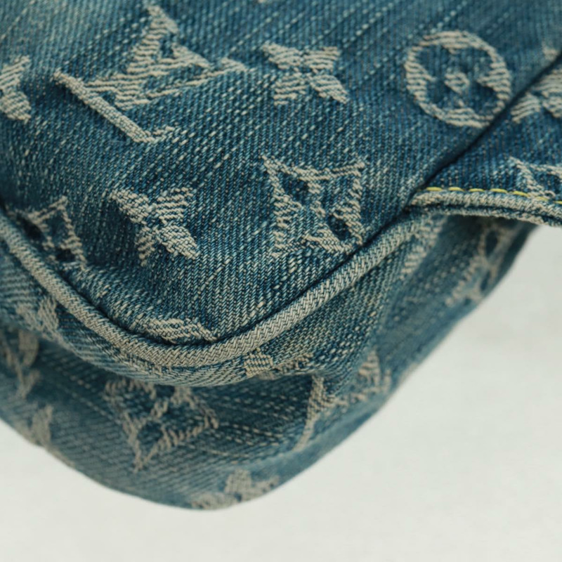 【日本直送】路易威登 Monogram 牛仔布腰包/斜背包 藍色 M95347 LV 正品 164002SAV-15