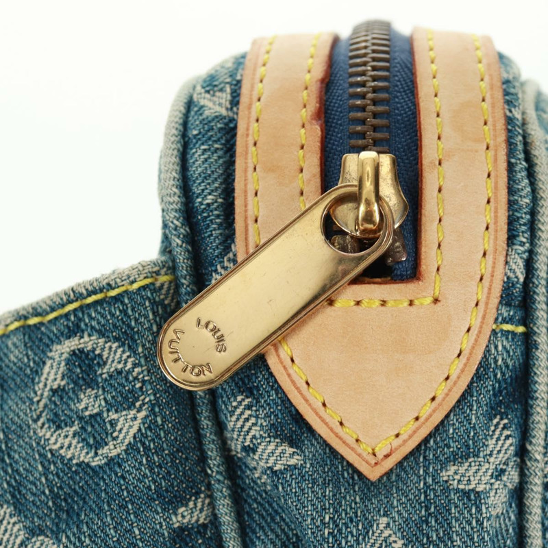 【日本直送】路易威登 Monogram 牛仔布腰包/斜背包 藍色 M95347 LV 正品 164002SAV-19