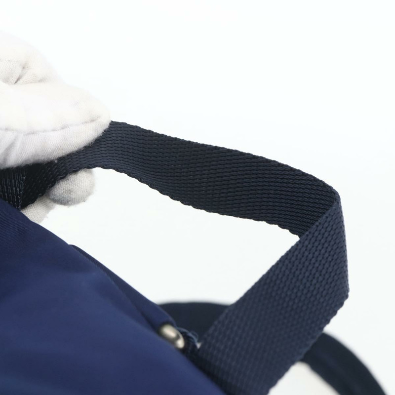【日本直送】PRADA 雙肩包 尼龍 海軍藍 銀色 正品 164098V-13