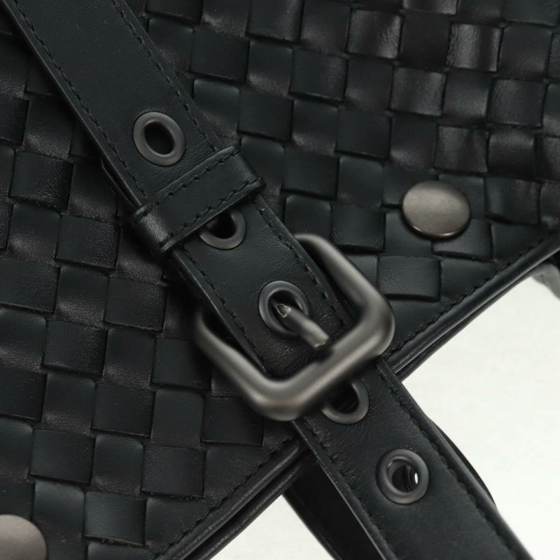 【日本直送】BOTTEGA VENETA INTRECCIATO 皮革手袋 黑色 正品 163890SAM-16