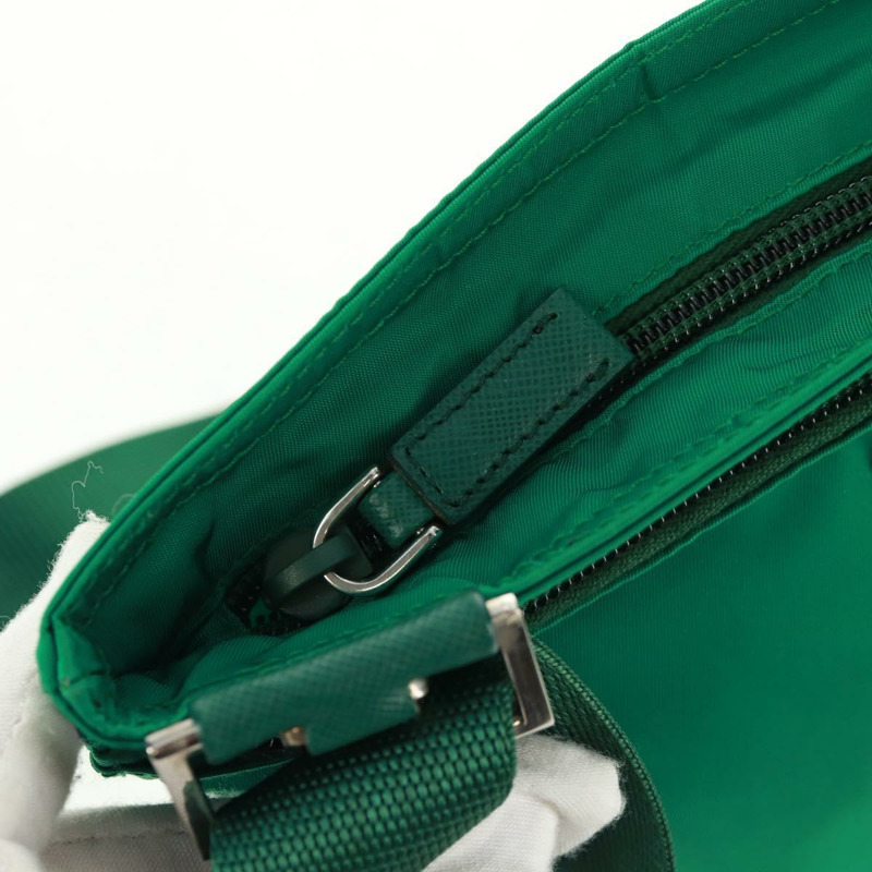 【日本直送】PRADA 單肩包 尼龍 綠色 銀色 正品 164302V-21