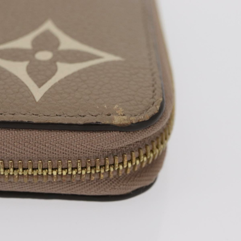 【日本直送】路易威登 雙色 Monogram Empreinte Zippy 皮夾灰色 M69794 正品 163886A-5