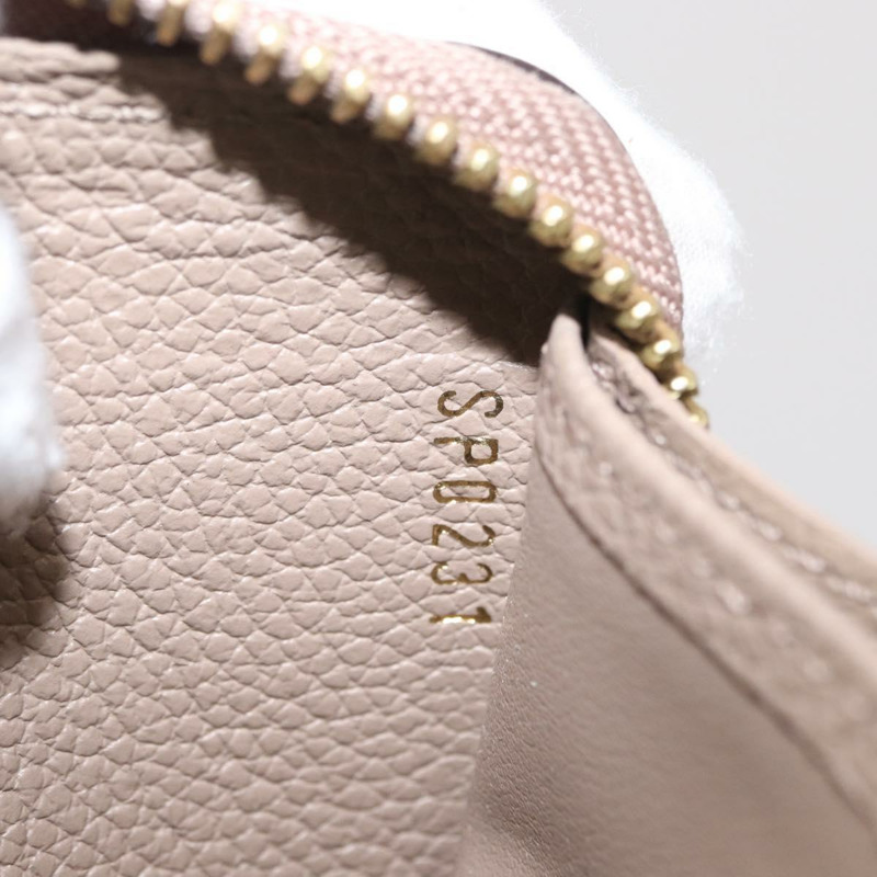 【日本直送】路易威登 雙色 Monogram Empreinte Zippy 皮夾灰色 M69794 正品 163886A-11