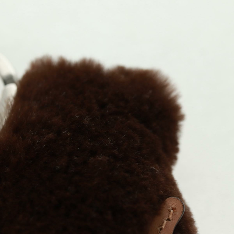 【日本直送】路易威登 (LOUIS VUITTON) 珠寶手提包 Cl 猴子吊飾 毛絨棕色 MP1997 LV Auth 164311M-6