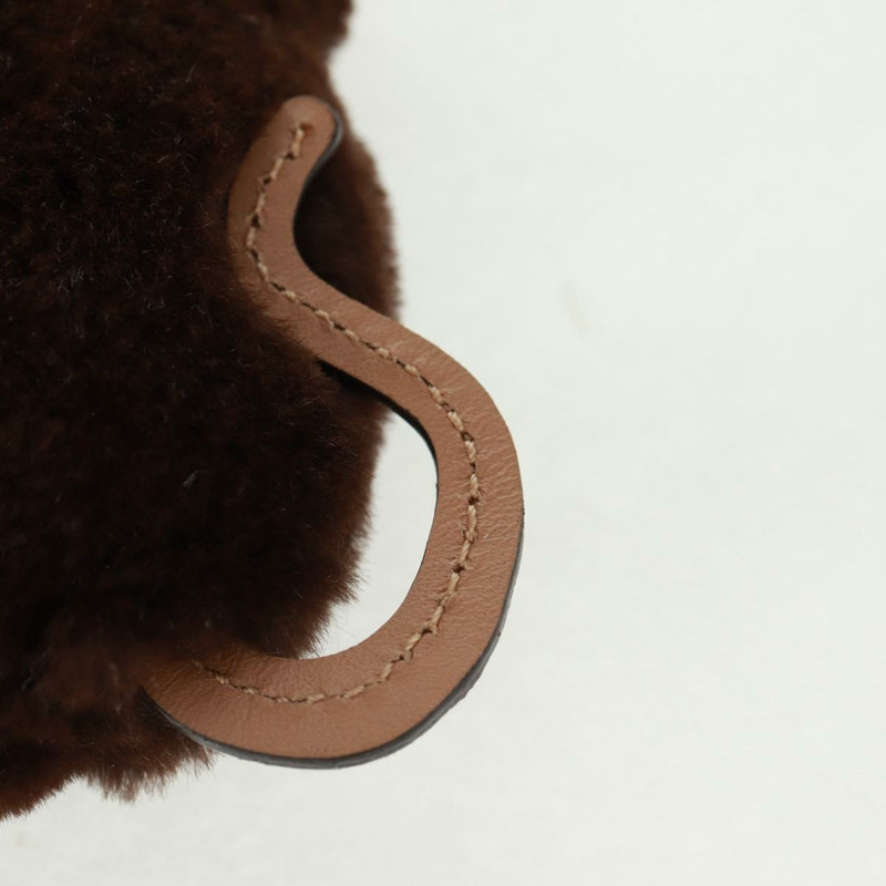 【日本直送】路易威登 (LOUIS VUITTON) 珠寶手提包 Cl 猴子吊飾 毛絨棕色 MP1997 LV Auth 164311M-7