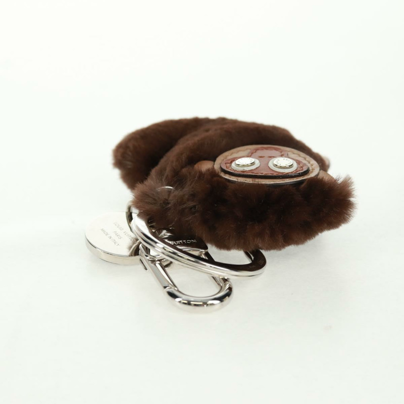 【日本直送】路易威登 (LOUIS VUITTON) 珠寶手提包 Cl 猴子吊飾 毛絨棕色 MP1997 LV Auth 164311M-16