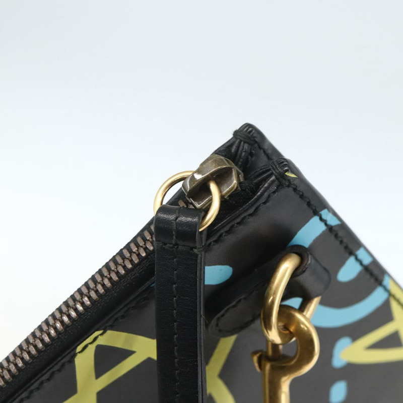 【日本直送】GUCCI GG Ghost 手拿包 黑色真皮 433665 正品 157516V-9