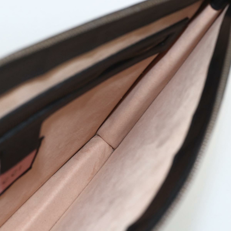 【日本直送】GUCCI GG Ghost 手拿包 黑色真皮 433665 正品 157516V-18