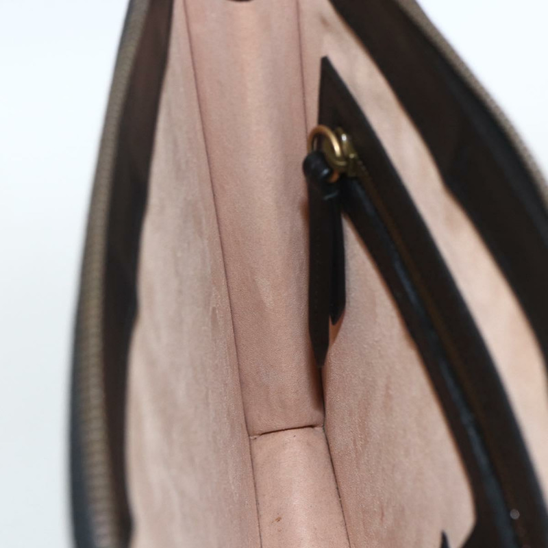 【日本直送】GUCCI GG Ghost 手拿包 黑色真皮 433665 正品 157516V-19