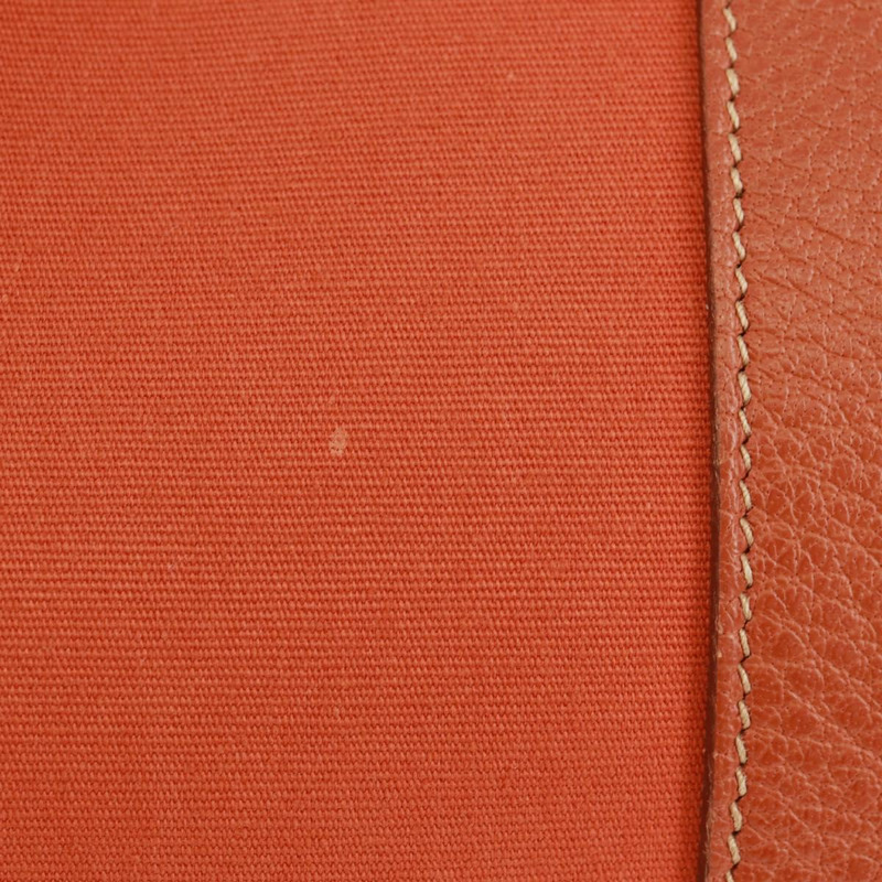 【日本直送】愛馬仕 Garden Party PM 手提包 Towar Officier 橙色銀色 Auth 164191SAM-1