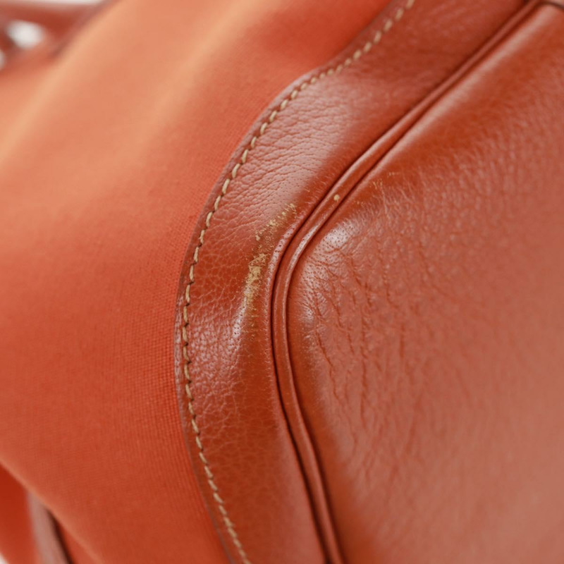 【日本直送】愛馬仕 Garden Party PM 手提包 Towar Officier 橙色銀色 Auth 164191SAM-17