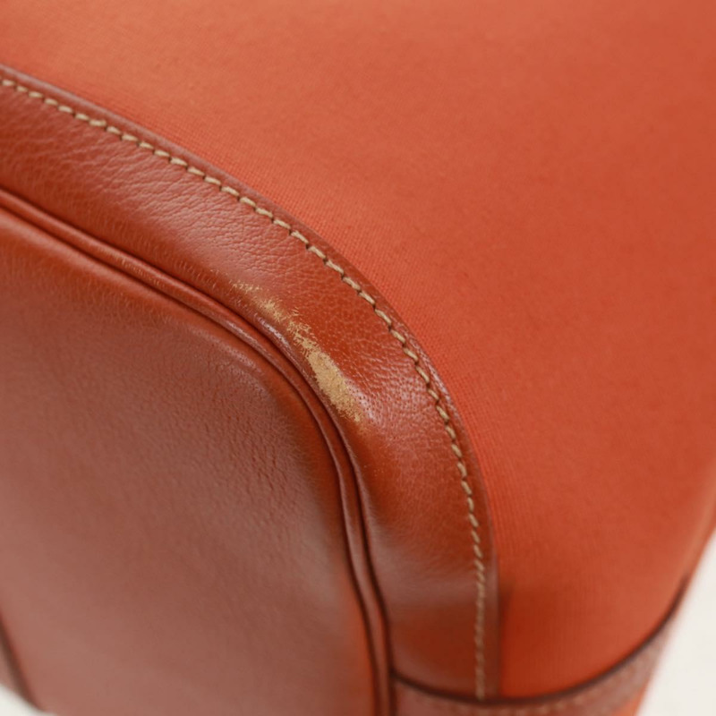 【日本直送】愛馬仕 Garden Party PM 手提包 Towar Officier 橙色銀色 Auth 164191SAM-18