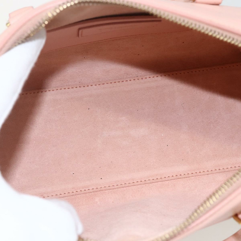 【日本直送】SAINT LAURENT 嬰兒旅行手提包 皮革 粉紅金色 330958 正品 164086V-10