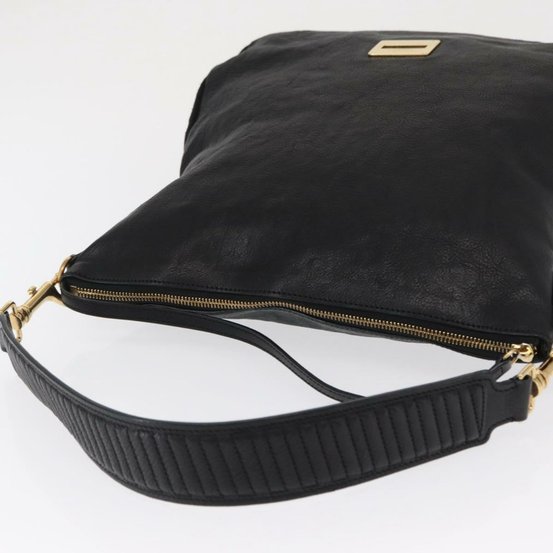 【日本直送】CELINE 黑色金色皮革肩背包，正品編號 157472-5